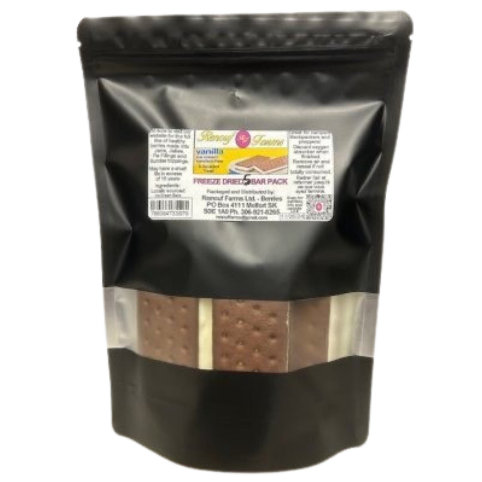 Vanilla Freeze Dried Ice Cream Bars - 5 Pack