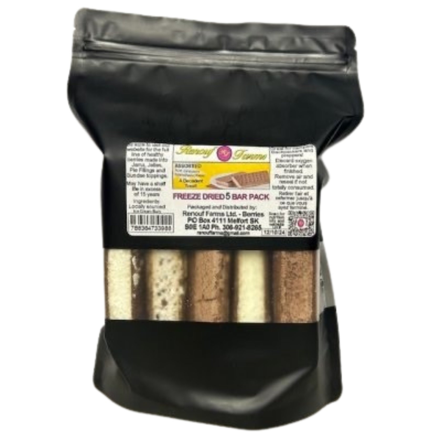 Freeze Dried Ice Cream Bars, Variety Pack Mixed - 5 Pack