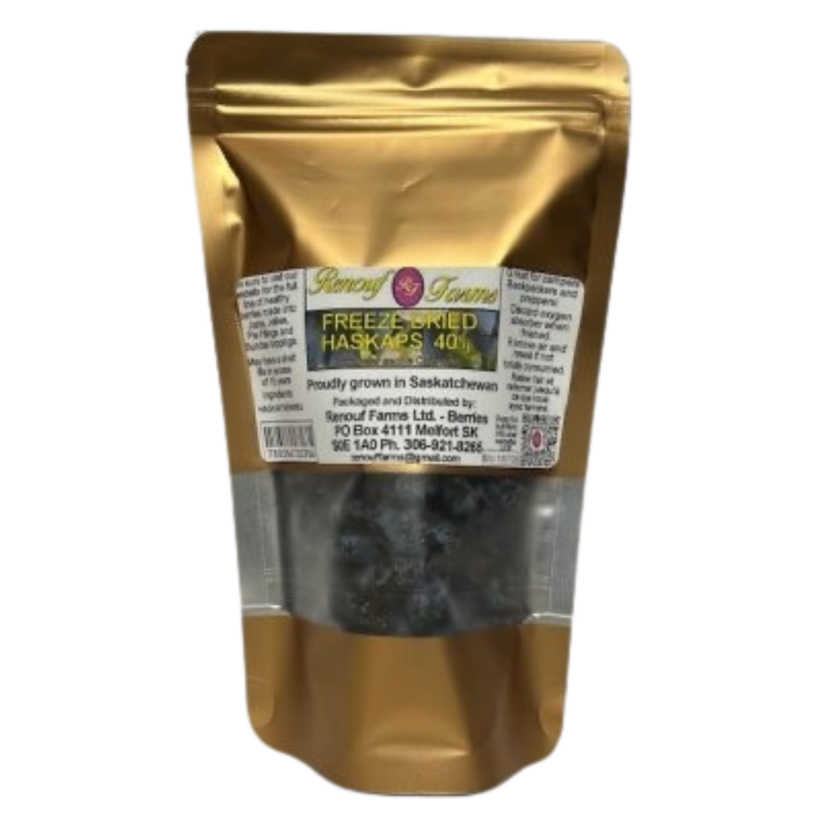 Freeze Dried Haskap Berries Snack Pack - 40g