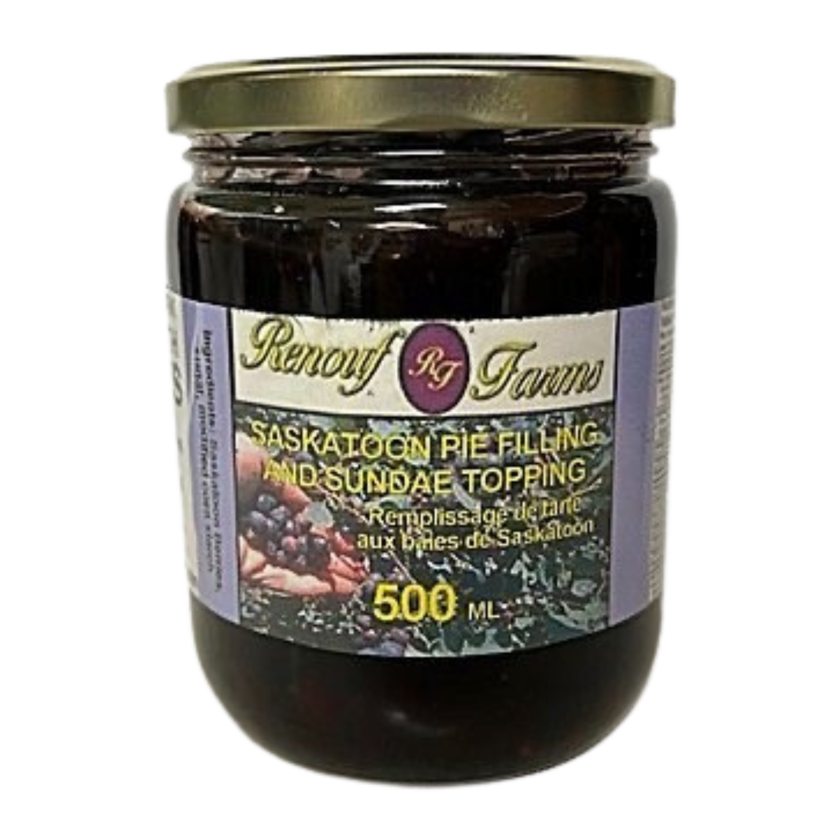 Saskatoon Pie Filling & Sundae Topping - 500 ml